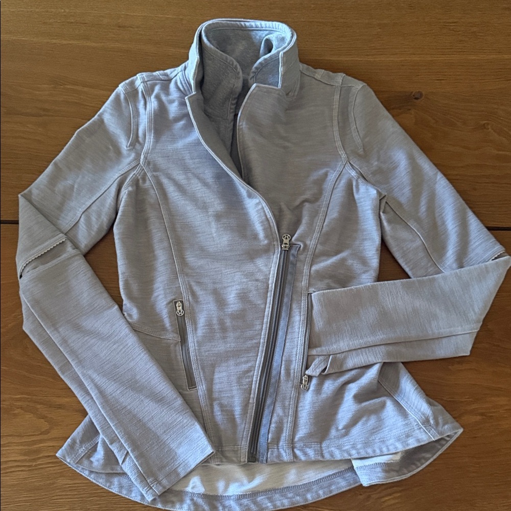 lululemon athletica Light Gray Utility Jacket